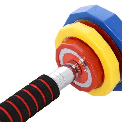 Kolorowe sztangielki z funkcją sztangi w walizce HMS SKC20 2 x 10 kg N/A Kolorowe sztangielki z funkcją sztangi w walizce HMS SKC20 2 x 10 kg N/A