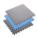 Mata puzzle Multipack One Fitness MP10 niebiesko-szare 9 elementów 10 mm N/A