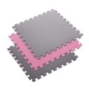 Mata puzzle Multipack One Fitness MP10 różowo-szare 9 elementów 10 mm N/A