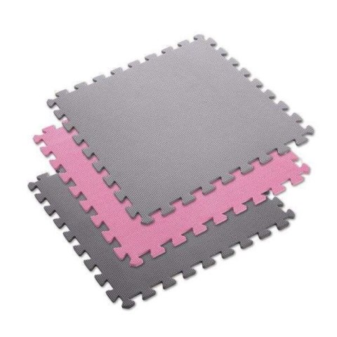 Mata puzzle Multipack One Fitness MP10 różowo-szare 9 elementów 10 mm N/A Mata puzzle Multipack One Fitness MP10 różowo-szare 9 elementów 10 mm N/A