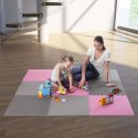 Mata puzzle Multipack One Fitness MP10 różowo-szare 9 elementów 10 mm N/A