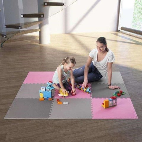 Mata puzzle Multipack One Fitness MP10 różowo-szare 9 elementów 10 mm N/A Mata puzzle Multipack One Fitness MP10 różowo-szare 9 elementów 10 mm N/A