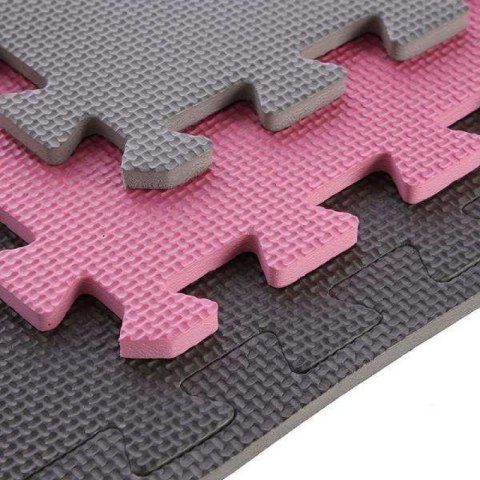 Mata puzzle Multipack One Fitness MP10 różowo-szare 9 elementów 10 mm N/A Mata puzzle Multipack One Fitness MP10 różowo-szare 9 elementów 10 mm N/A
