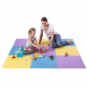 Mata puzzle multipack One Fitness MP10 żółto-niebiesko-fioletowa N/A