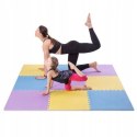 Mata puzzle multipack One Fitness MP10 żółto-niebiesko-fioletowa N/A