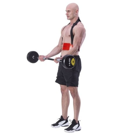Przyrząd do ćwiczenia mięśni bicepsów Arm blaster HMS ABX02 czerwony N/A Przyrząd do ćwiczenia mięśni bicepsów Arm blaster HMS ABX02 czerwony N/A