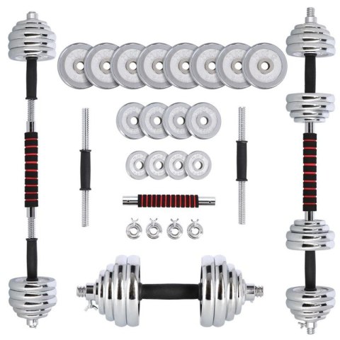 Sztangielki-Sztanga w walizce 2w1 SGP30 HMS 2x15 kg N/A Sztangielki-Sztanga w walizce 2w1 SGP30 HMS 2x15 kg N/A