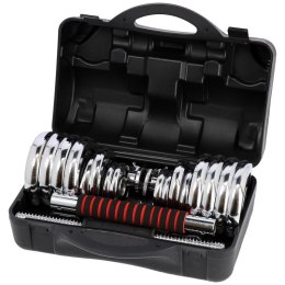Sztangielki-Sztanga w walizce 2w1 SGP30 HMS 2x15 kg N/A