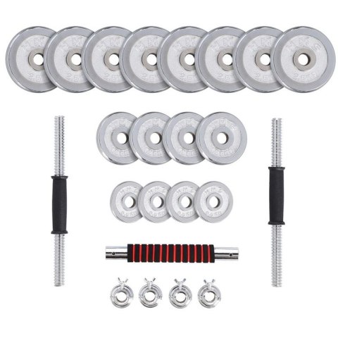 Sztangielki-Sztanga w walizce 2w1 SGP30 HMS 2x15 kg N/A Sztangielki-Sztanga w walizce 2w1 SGP30 HMS 2x15 kg N/A