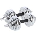 Sztangielki-Sztanga w walizce 2w1 SGP30 HMS 2x15 kg N/A