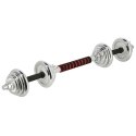 Sztangielki w walizce HMS STC21 2 x 10 kg chrom N/A