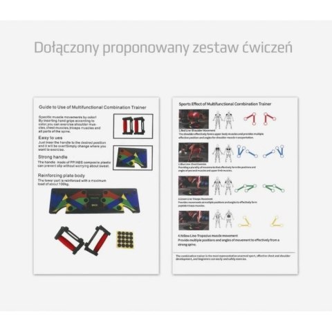 Wielofunkcyjna deska do pompek HMS PU10 czerwona N/A Wielofunkcyjna deska do pompek HMS PU10 czerwona N/A