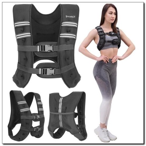 Kamizelka treningowa z obciążeniem 8kg neoprenowa HMS KTO08 N/A Kamizelka treningowa z obciążeniem 8kg neoprenowa HMS KTO08 N/A