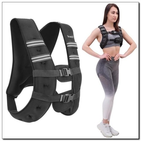 Kamizelka treningowa z obciążeniem 8kg neoprenowa HMS KTO08 N/A Kamizelka treningowa z obciążeniem 8kg neoprenowa HMS KTO08 N/A