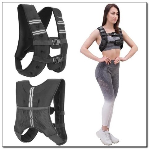 Kamizelka treningowa z obciążeniem 8kg neoprenowa HMS KTO08 N/A Kamizelka treningowa z obciążeniem 8kg neoprenowa HMS KTO08 N/A