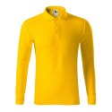 Koszulka polo męska Pique Polo LS (żółty) S