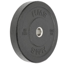 Talerz olimpijski Bumper 15 kg Czarny HMS CHTBR15 N/A