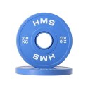 Talerz olimpijski Bumper 2x2kg Niebieski HMS CBRS20 N/A