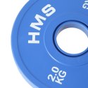 Talerz olimpijski Bumper 2x2kg Niebieski HMS CBRS20 N/A