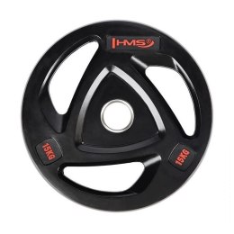 Talerz olimpijski ogumowany 15 kg HMS TOX15 N/A