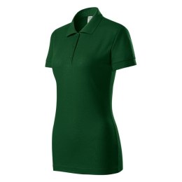 Koszulka polo damska Joy (zieleń butelkowa) L