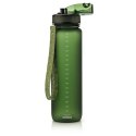 Bidon sportowy Meteor 650 ml ciemnozielony uniw