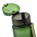 Bidon sportowy Meteor 650 ml ciemnozielony uniw