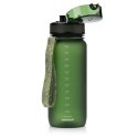 Bidon sportowy Meteor 650 ml ciemnozielony uniw
