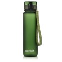 Bidon sportowy Meteor 650 ml ciemnozielony uniw