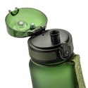 Bidon sportowy Meteor 650 ml ciemnozielony uniw