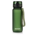 Bidon sportowy Meteor 650 ml ciemnozielony uniw