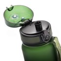 Bidon sportowy Meteor 650 ml ciemnozielony uniw
