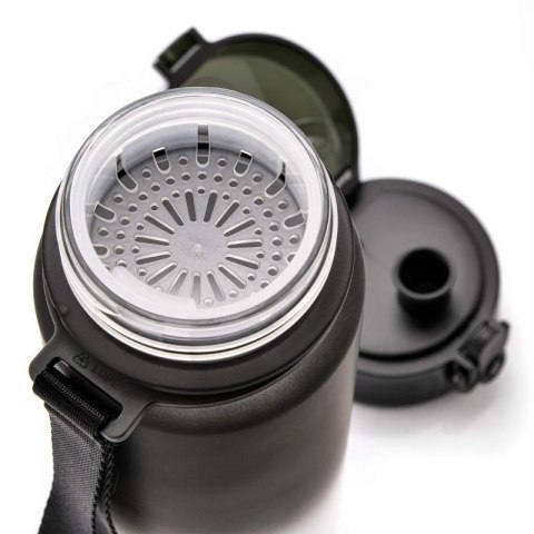 Bidon sportowy Meteor 650 ml ciemnozielony uniw Bidon sportowy Meteor 650 ml ciemnozielony uniw