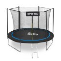 Trampolina 244 cm Spokey JUMPER 927878 2x 2kg