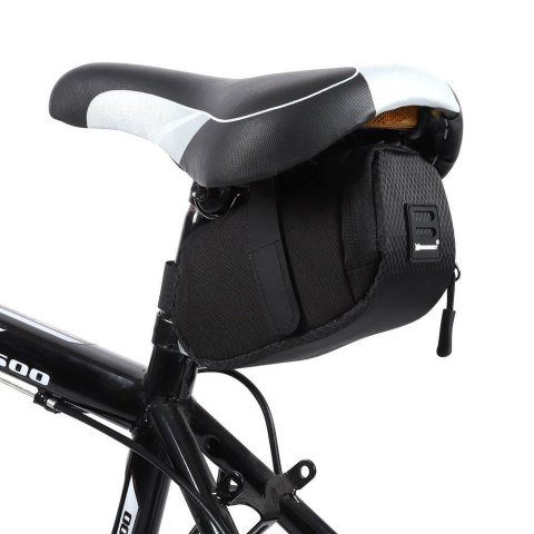 Mała torba rowerowa pod siodełko 0.6 l czarny Mała torba rowerowa pod siodełko 0.6 l czarny
